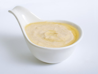 Sauce Tahini. Sesame seed, lemon and garlic with oil