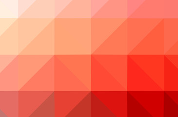 Illustration of abstract Red horizontal low poly background. Beautiful polygon design pattern.