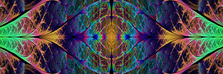 Colorful Fractal Background