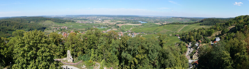 Fototapeta na wymiar Aussicht bei Löwenstein