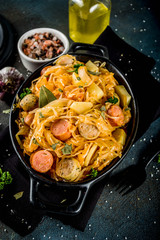 Bigos, stewed vegetables