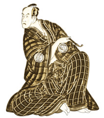 三世坂東彦三郎の帯屋長右衛門	金バージョン