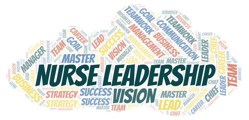 Nurse Leadership word cloud. - 253035894