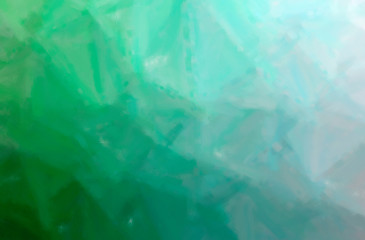 Abstract illustration of green Dry Brush Oil Paint background