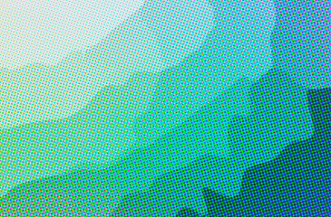 Abstract illustration of blue and green Dots background