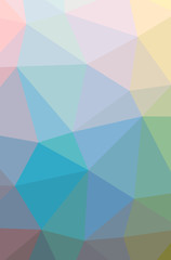 Fototapeta premium Illustration of abstract Blue, Yellow And Green vertical low poly background. Beautiful polygon design pattern.