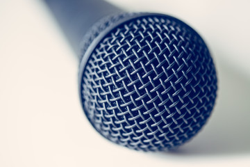 Microphone with white background