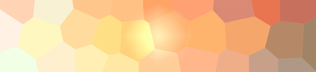 Abstract illustration of orange Giant Hexagon background