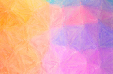 Fototapeta na wymiar Abstract illustration of orange, purple Wax Crayon background