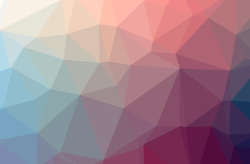 Obraz premium Illustration of abstract Pink horizontal low poly background. Beautiful polygon design pattern.