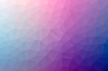 Illustration of abstract Purple horizontal low poly background. Beautiful polygon design pattern.