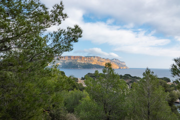 Fototapeta premium Cap Canaille in Les Calanques in Winter