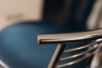 backrest iron stool