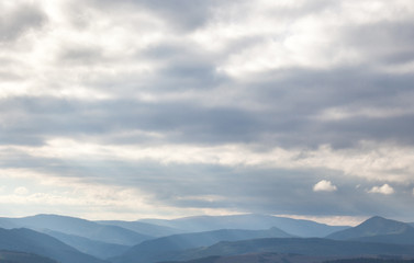 Landscape in the Ukrainian Carpathians