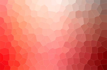 Abstract illustration of red Middle size Hexagon background