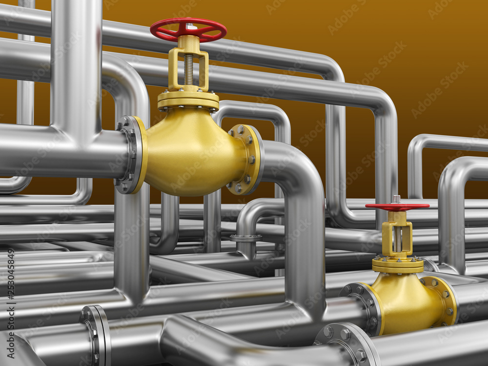 Poster pipeline. image with clipping path