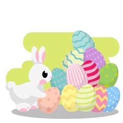 CUTE RABBIT EASTER DAY