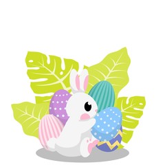 CUTE RABBIT EASTER DAY