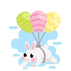 CUTE RABBIT EASTER DAY