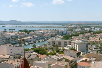 Palavas les flots vue sur le canal