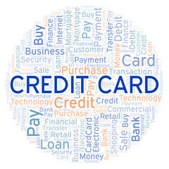 Credit Card word cloud.