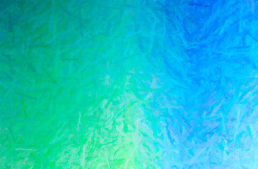 Abstract illustration of blue and green Long brush Strokes Pastel background