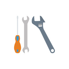 Wrench and screwdriver icon