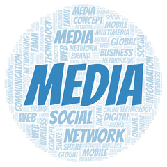 Media word cloud.