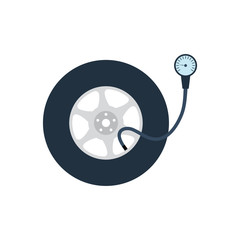 Tire pressure gage icon