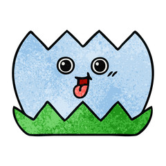 retro grunge texture cartoon water lilly