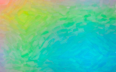 Nice abstract illustration of pink, green and blue Watercolor on paper paint. Handsome background for your project.