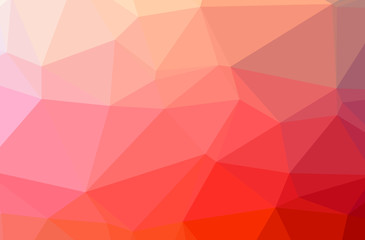 Obraz premium Illustration of abstract Red horizontal low poly background. Beautiful polygon design pattern.
