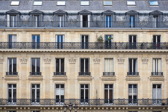 Edificios parisinos en Paris. Francia