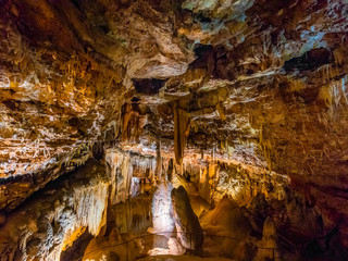 Jama Baredine, stalactite cave, Istria, Croatia
