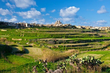 Countryside landscape, Gozo Island, Malta, Europe