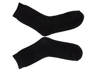 pair of socks isolated on white background