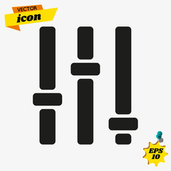 Setting icon vector, Tools, Cog, Gear Sign Isolated on white background. Help options account concept. Trendy Flat style for graphic design, logo, Web site, social media, UI, mobile app, EPS10