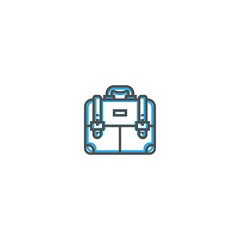 briefcase icon line design. Business icon vector illustration
