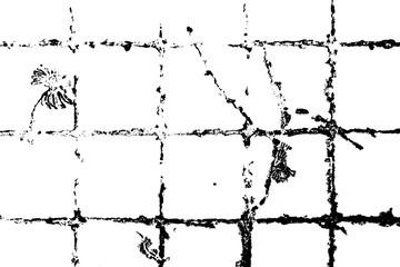 crecked wall pattern on isolated white background