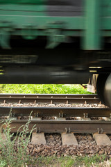 The moving train