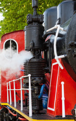 Old steam locomotive