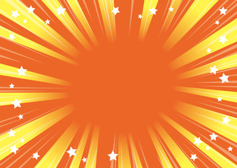 輝く星のパターン