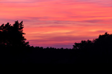 Fototapeta na wymiar Sonnenuntergang Himmel 