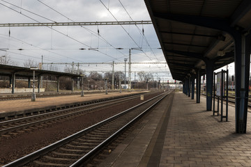 railway station in the city
