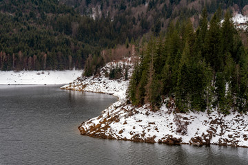 Lake during winter