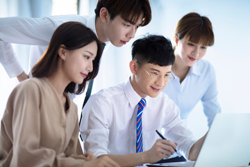 young Business people at meeting in office