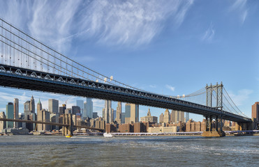 Naklejka premium Manhattan Bridge.