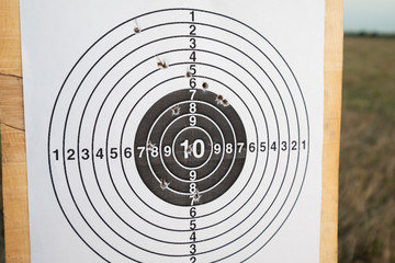 target for shooting outdoors