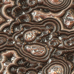 3d effekt - abstrakt metall Struktur illustration 