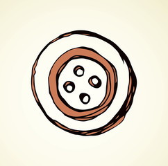 Fototapeta premium Button. Vector drawing